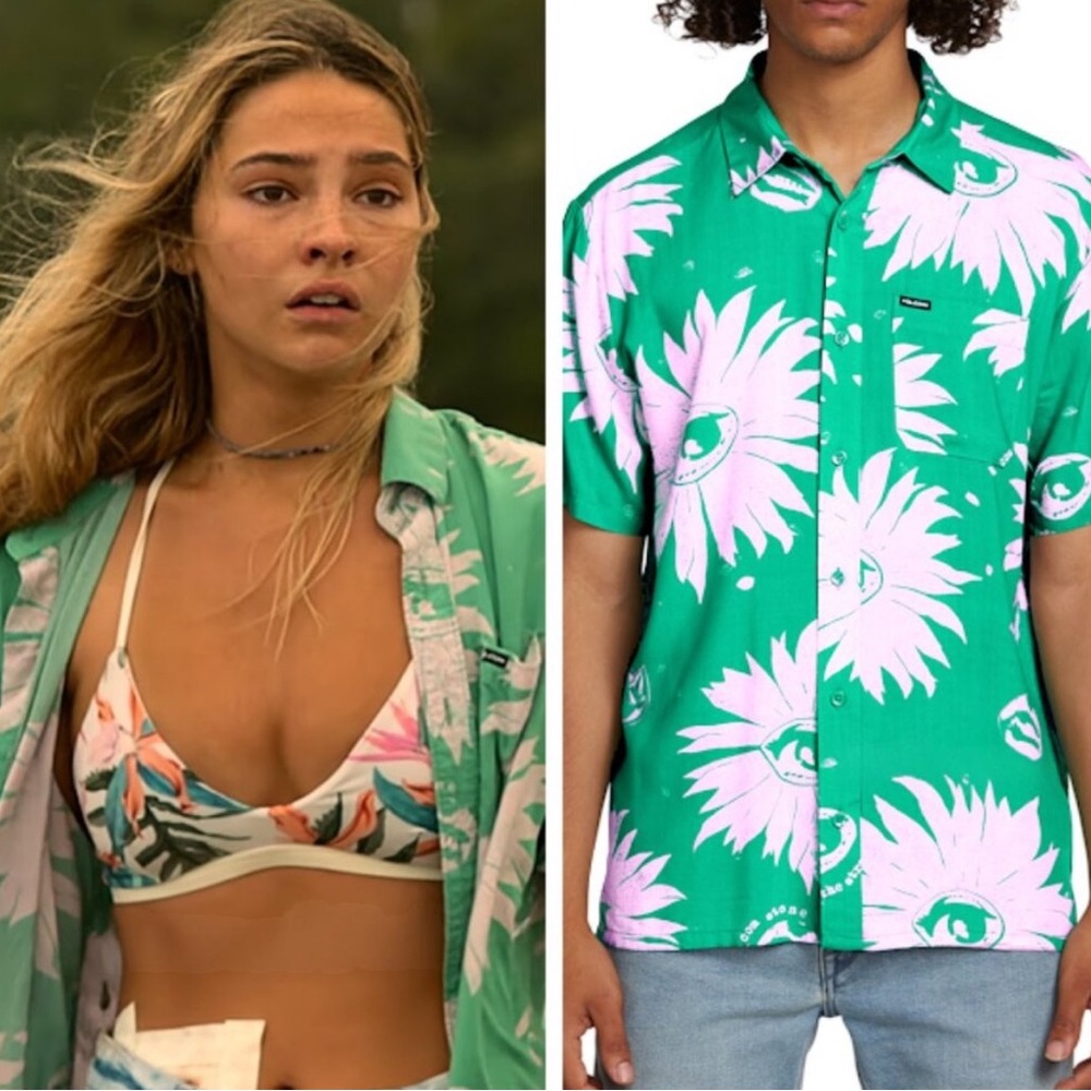 Volcom Mag Sketch Shirt ASO John B / Sarah Cameron and Wintergreen Shorts
